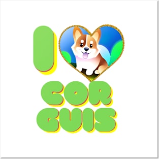 Cute Corgi Posters and Art